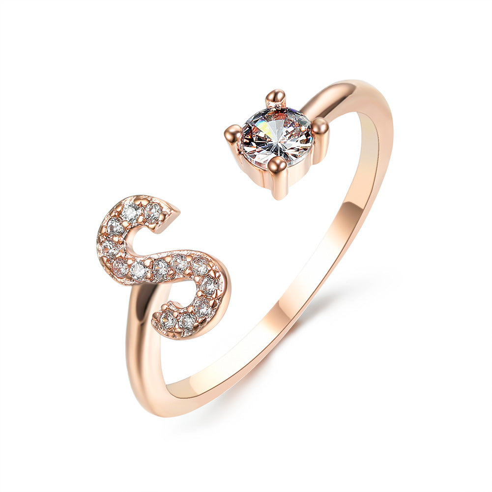 Personalized Letter Ring