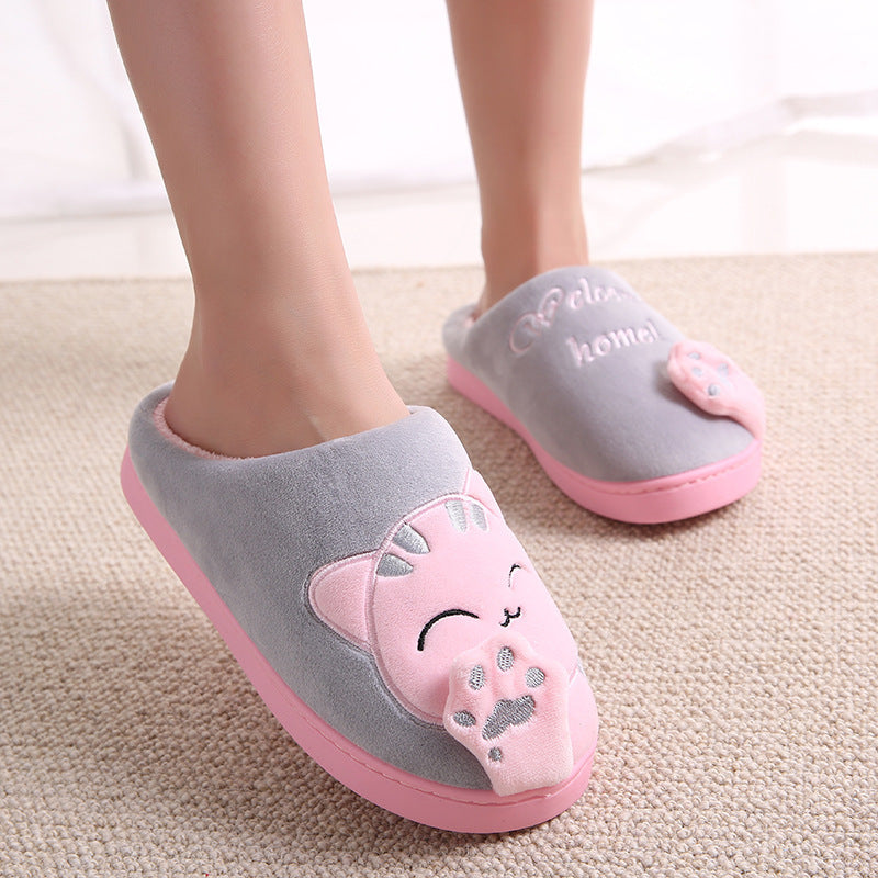 Cozy Kitten Paw Slippers