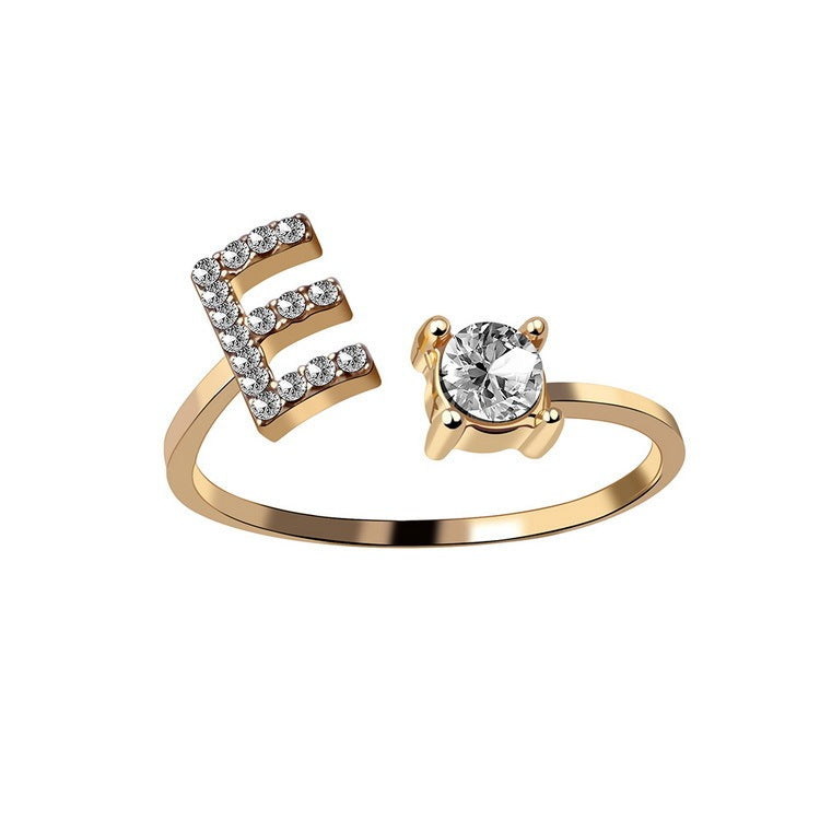 Personalized Letter Ring