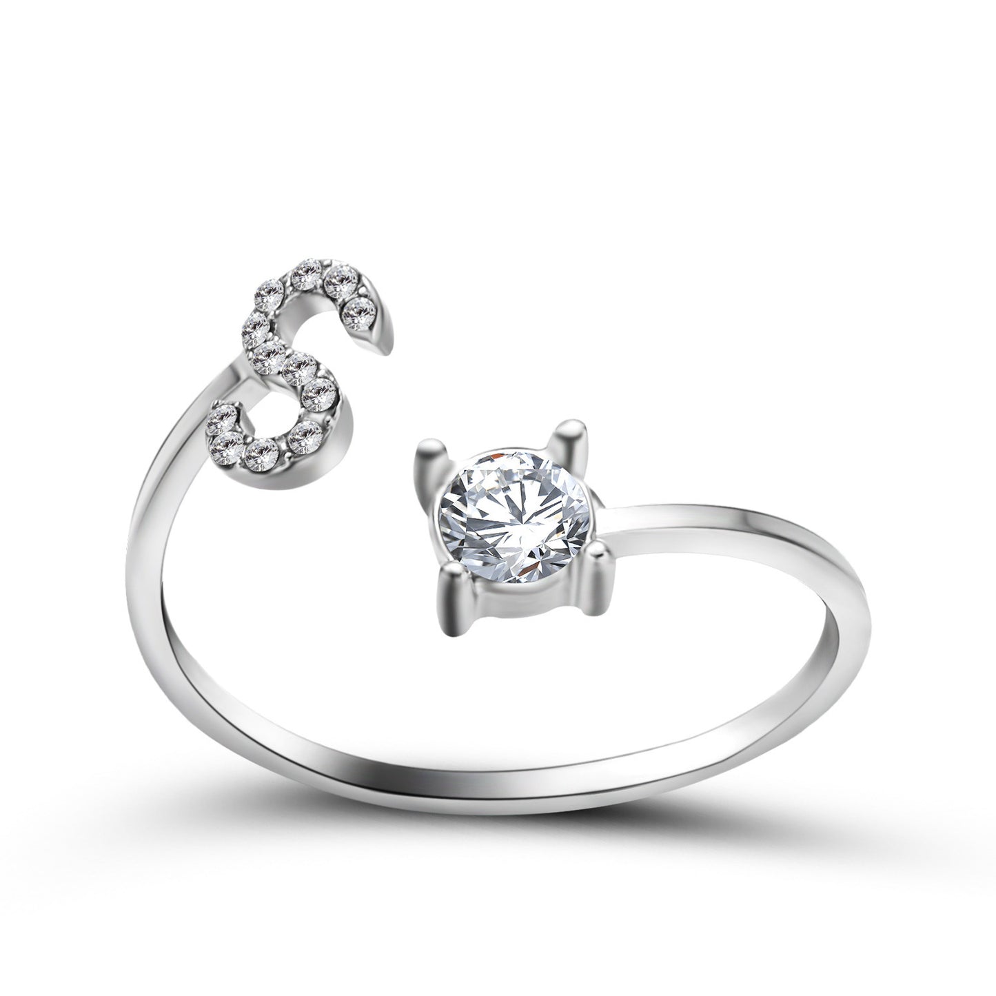 Personalized Letter Ring