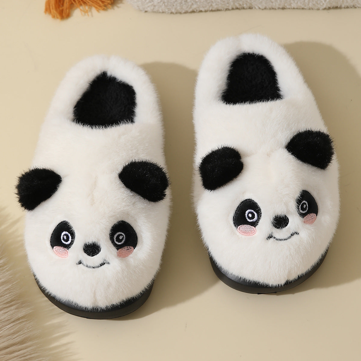 Panda Fluffy Slippers