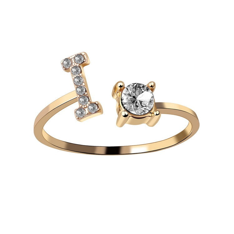 Personalized Letter Ring