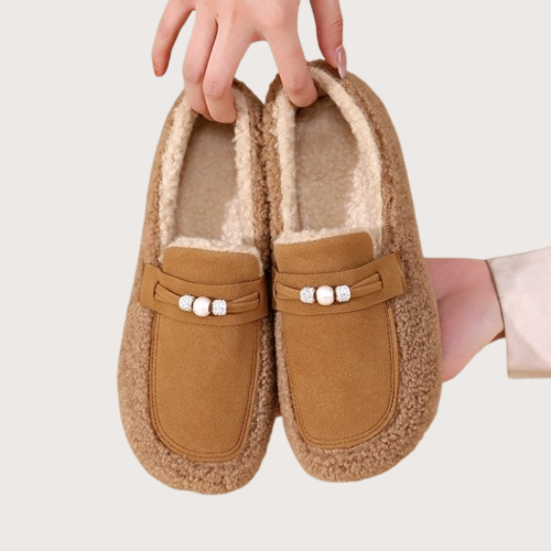 Cotton Gommino Winter Shoes