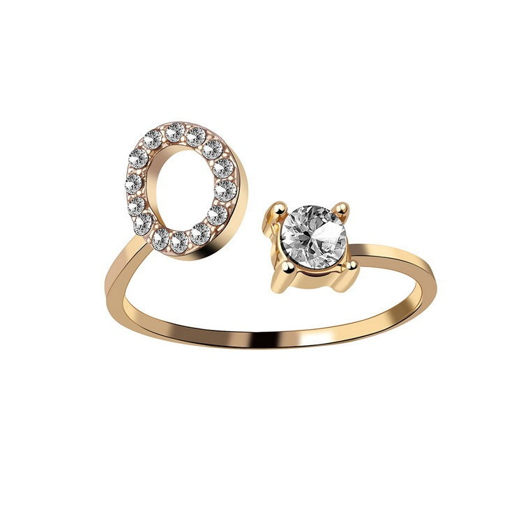 Personalized Letter Ring