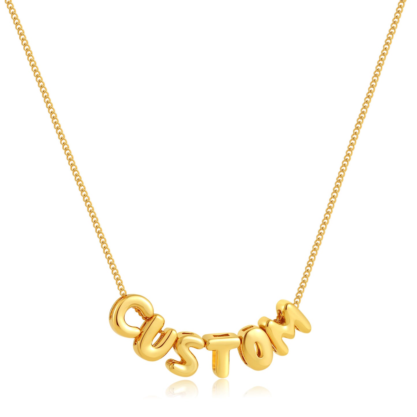 Personalized Bubble Necklace