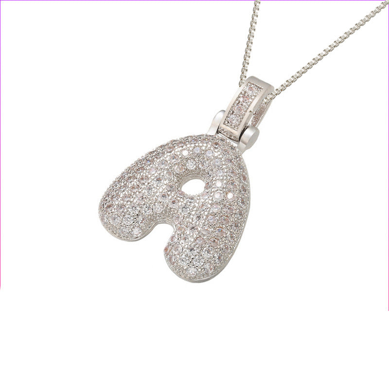 Initial Bubble Necklace