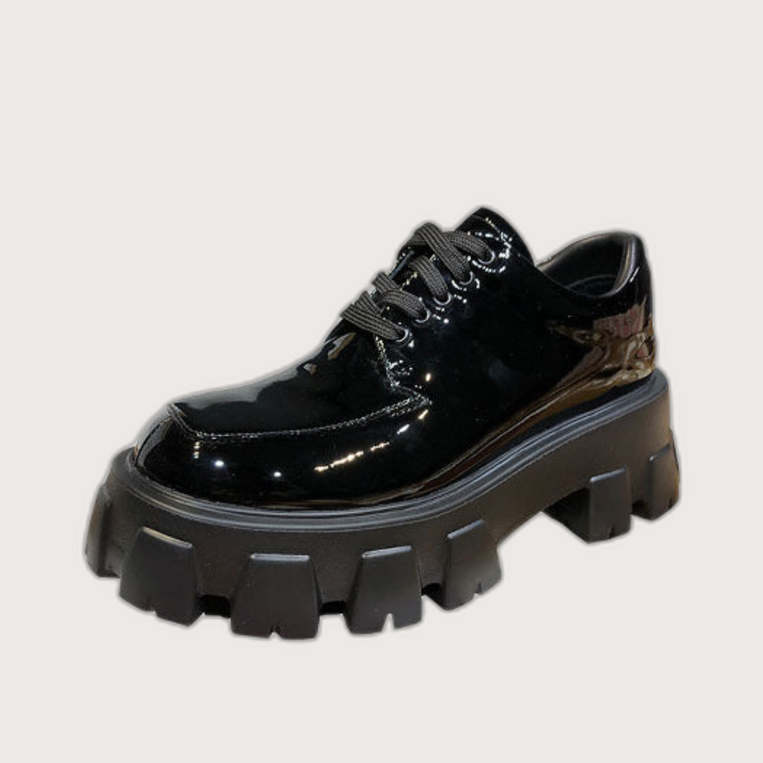 Black Chunky Platform Shoes