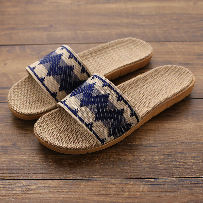 Indoor Linen Slippers