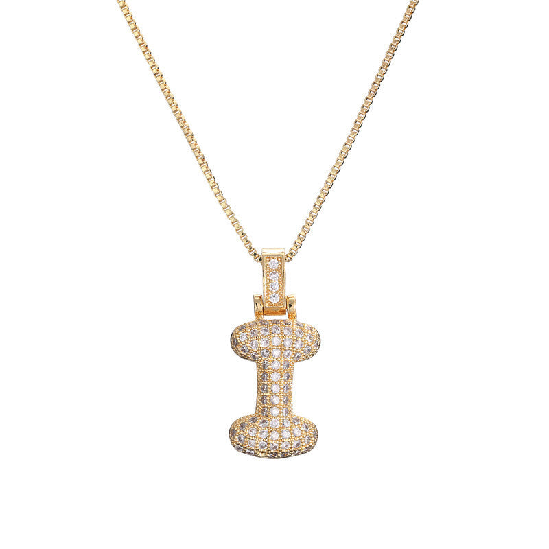 Initial Bubble Necklace