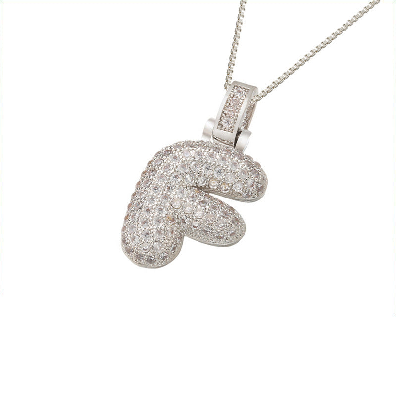 Initial Bubble Necklace