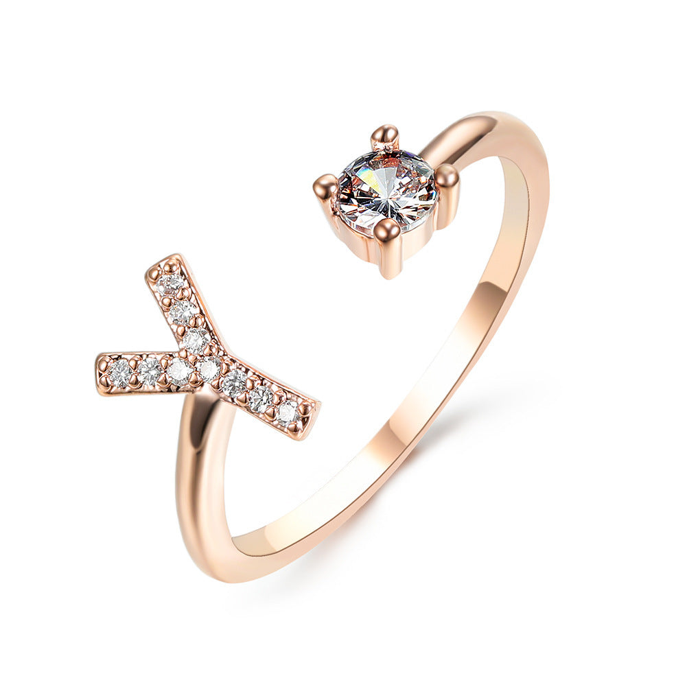 Personalized Letter Ring