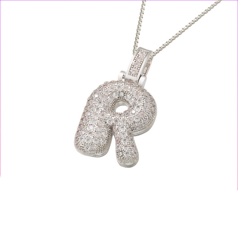 Initial Bubble Necklace