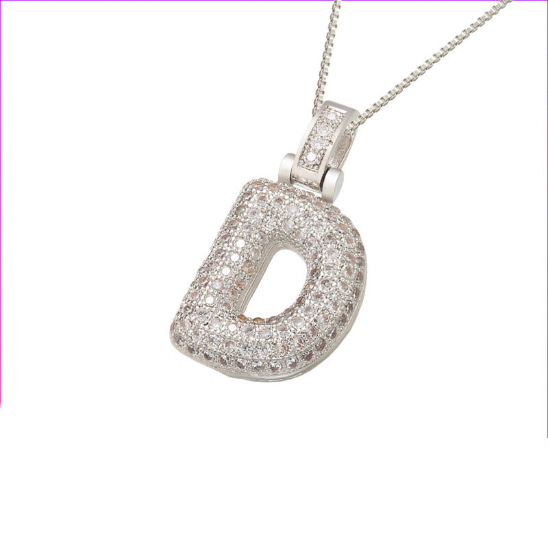 Initial Bubble Necklace