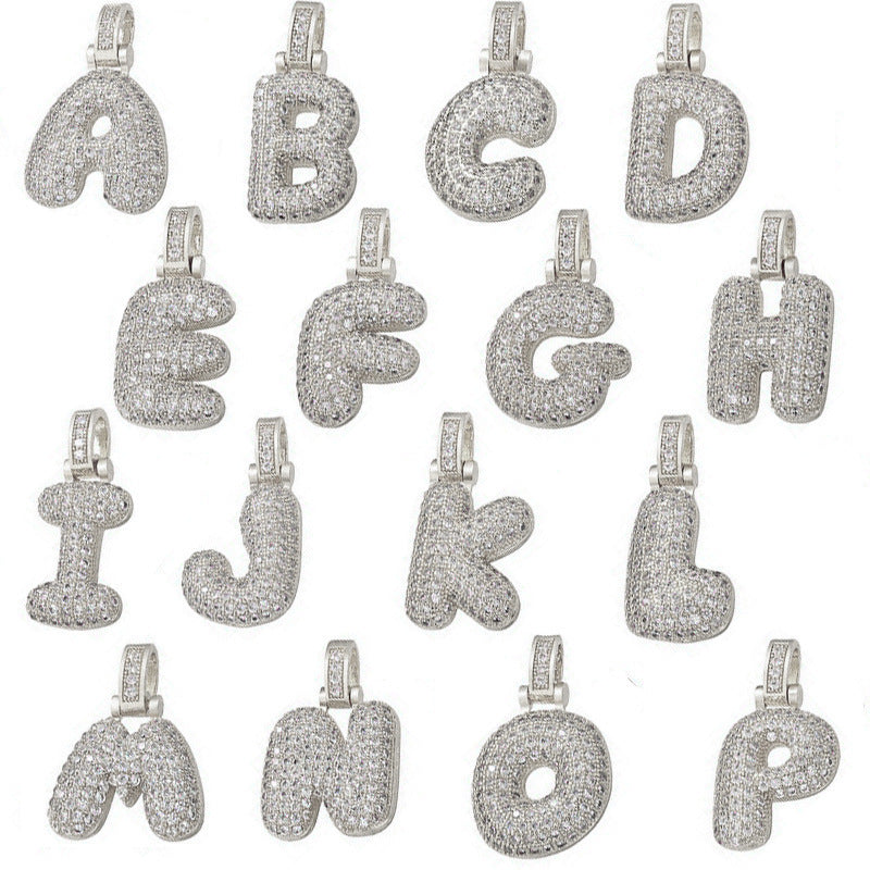 Initial Bubble Necklace