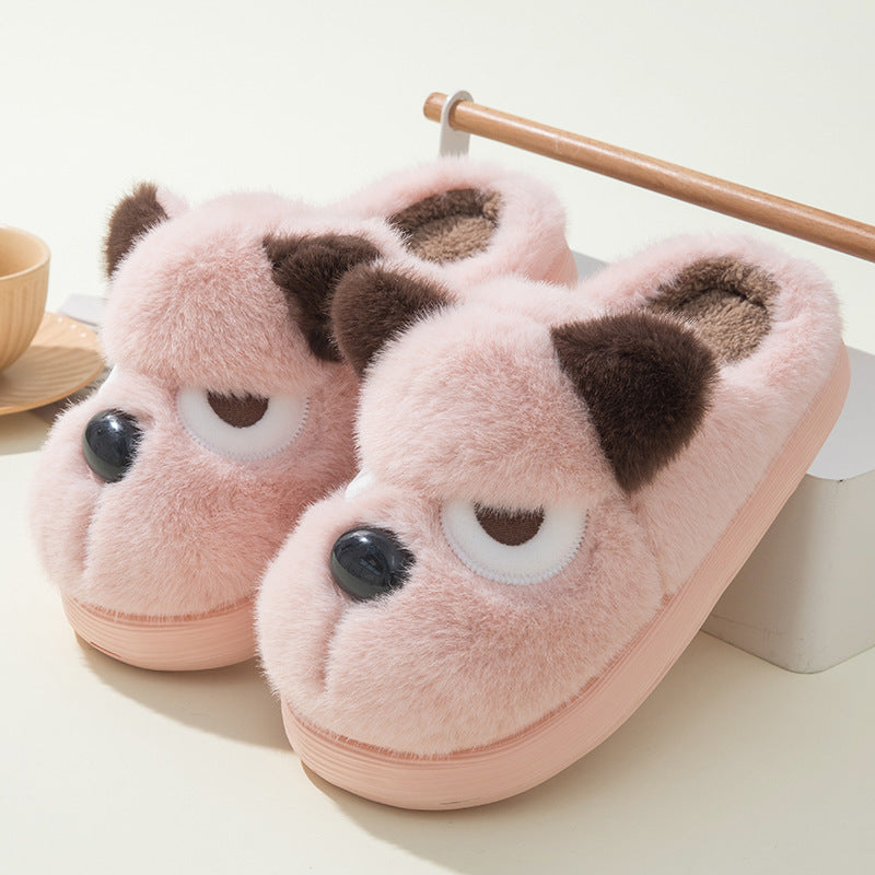 Cozy Puppy Plush Slippers