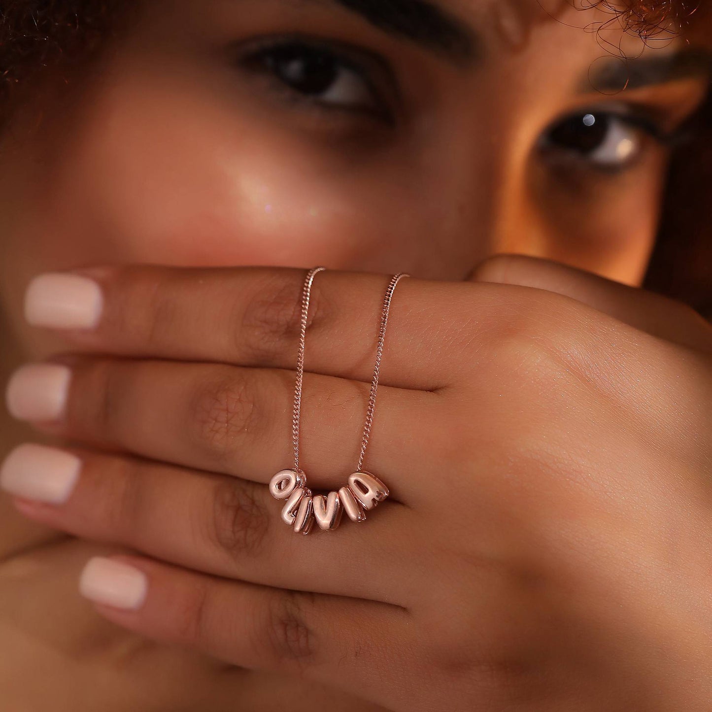 Personalized Bubble Necklace