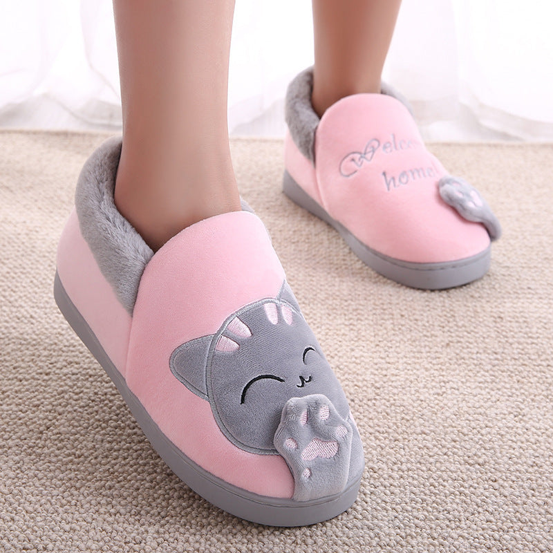 Cozy Kitten Paw Slippers