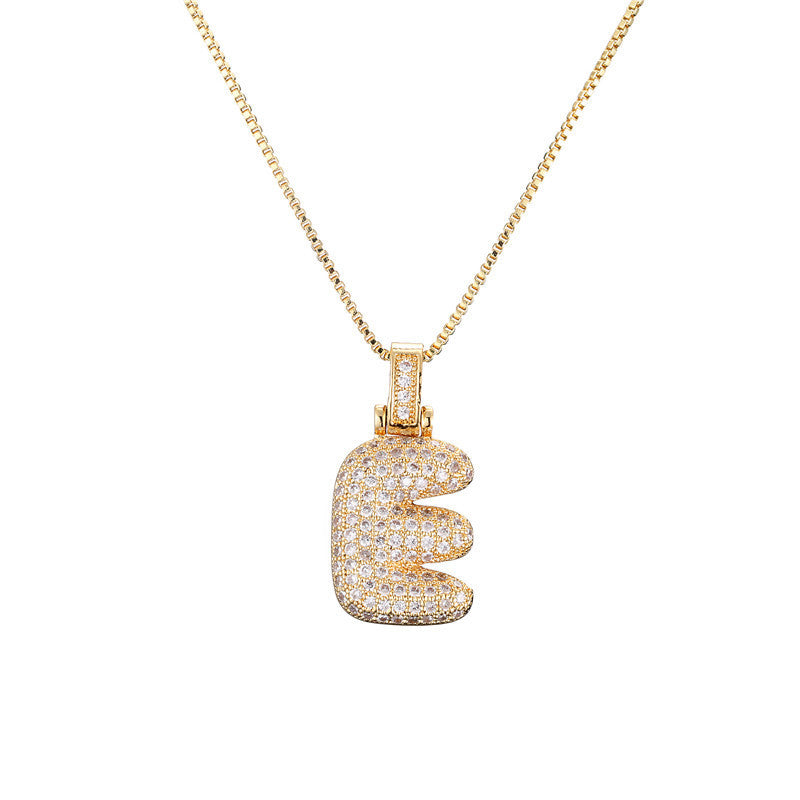 Initial Bubble Necklace