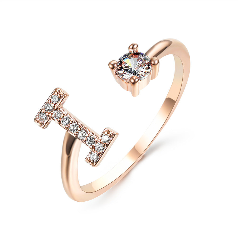 Personalized Letter Ring