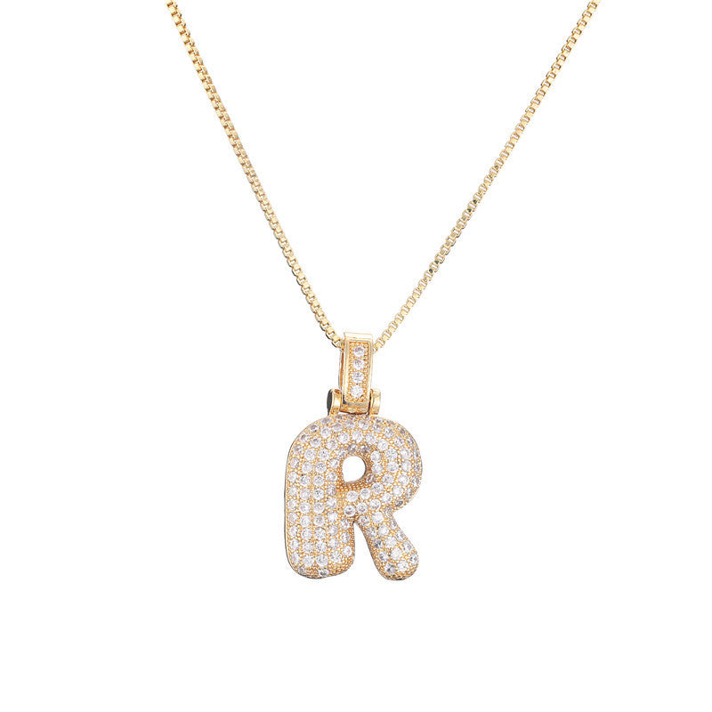 Initial Bubble Necklace