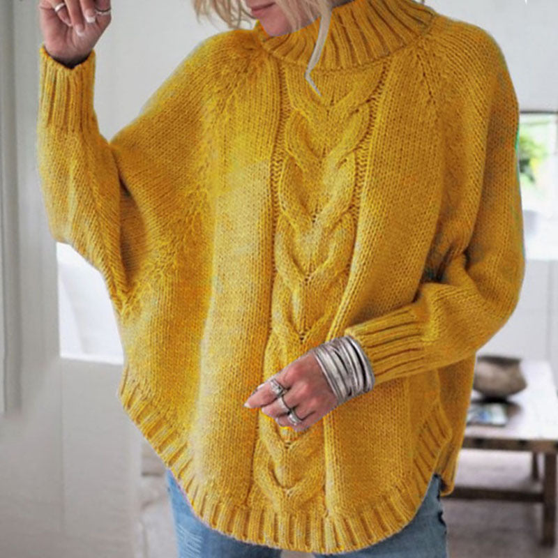 Women Knitted Loose Pullover Sweater