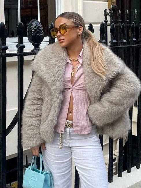 Fur Plush Coat