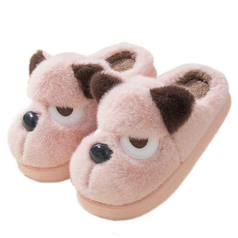 Cozy Puppy Plush Slippers