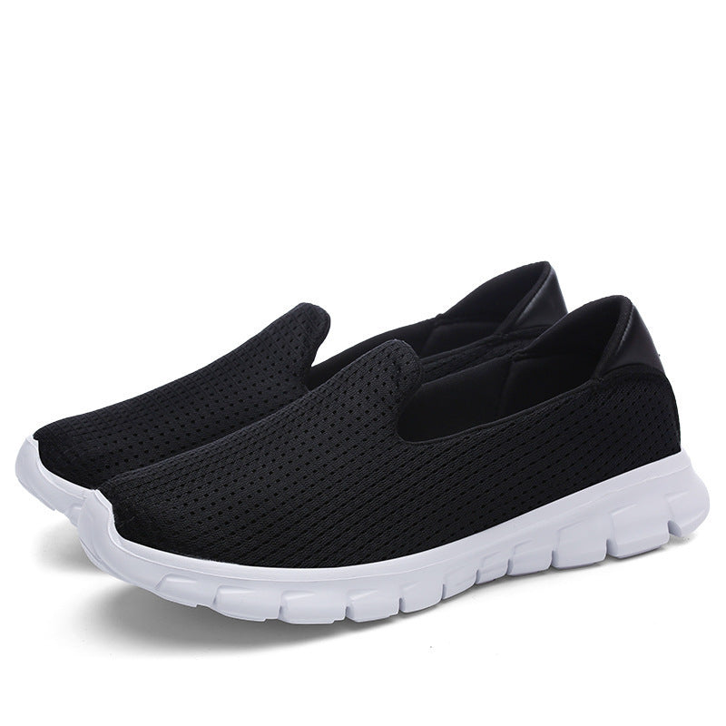 Wide Slip-On Walking Shoes