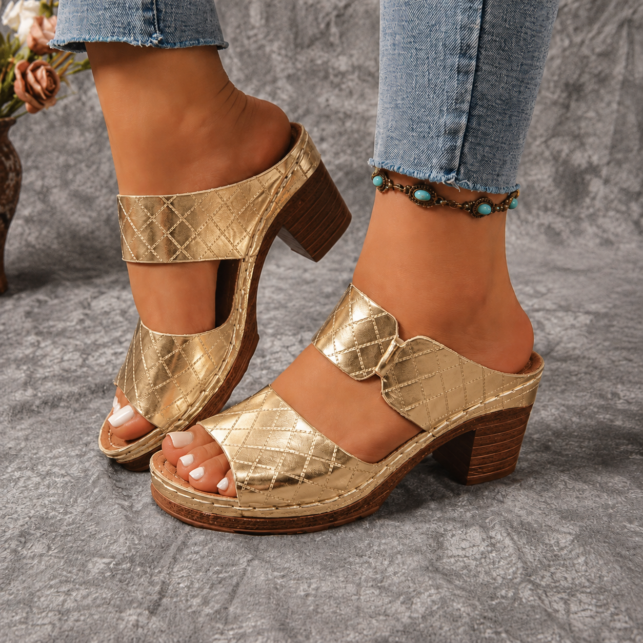 Orthopedic Chunky Heels