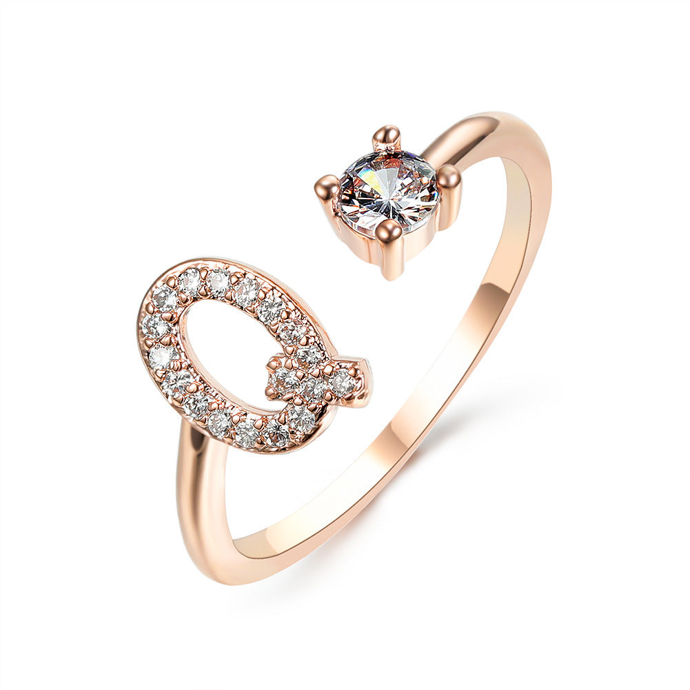 Personalized Letter Ring