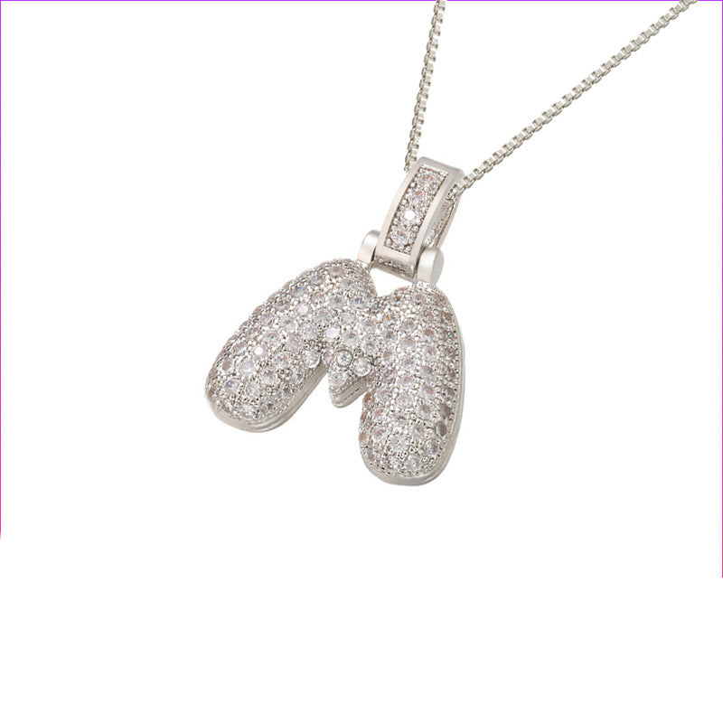 Initial Bubble Necklace