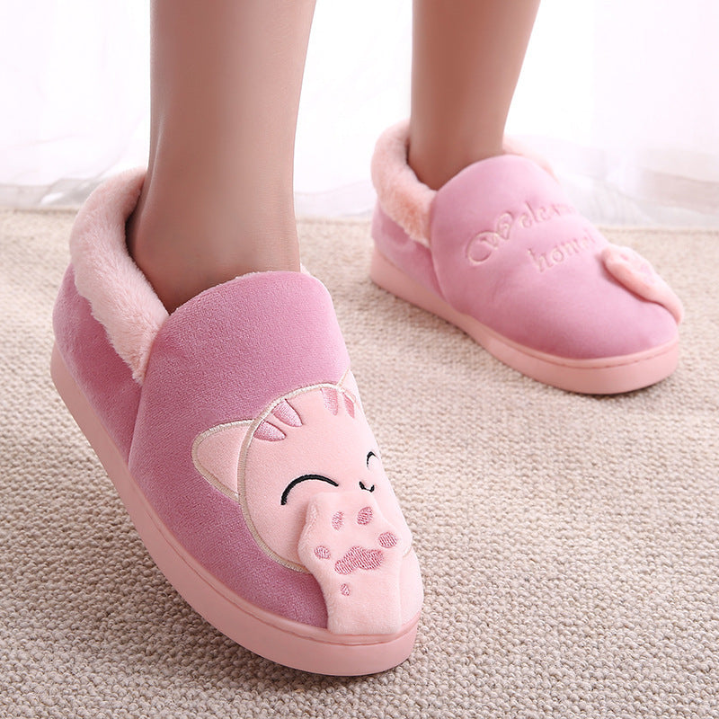 Cozy Kitten Paw Slippers