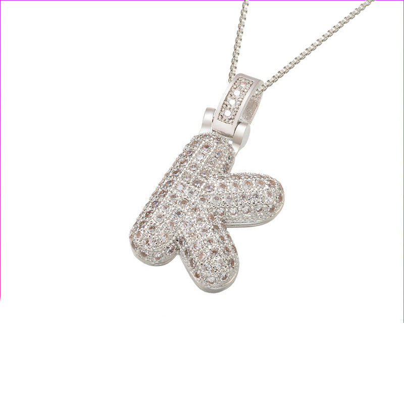 Initial Bubble Necklace