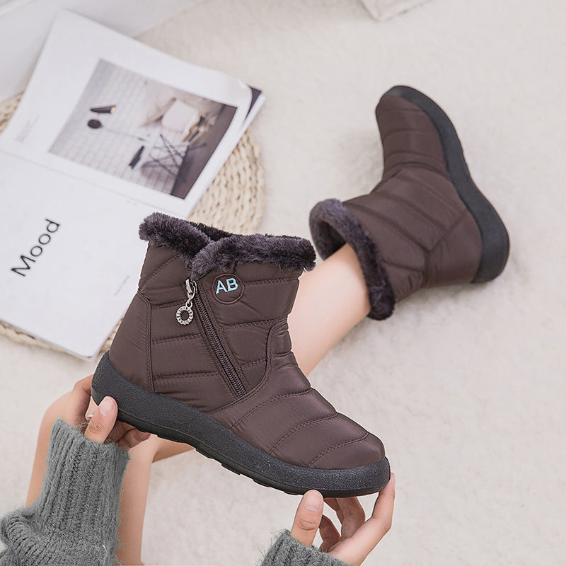 Waterproof Snow Boots Plush