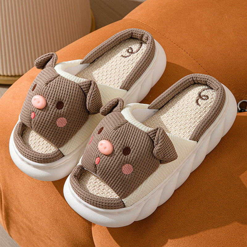 Piggy Plush Slippers