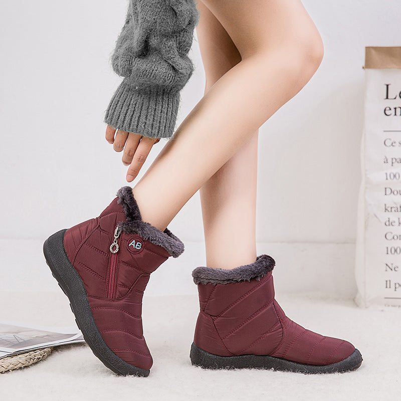 Waterproof Snow Boots Plush