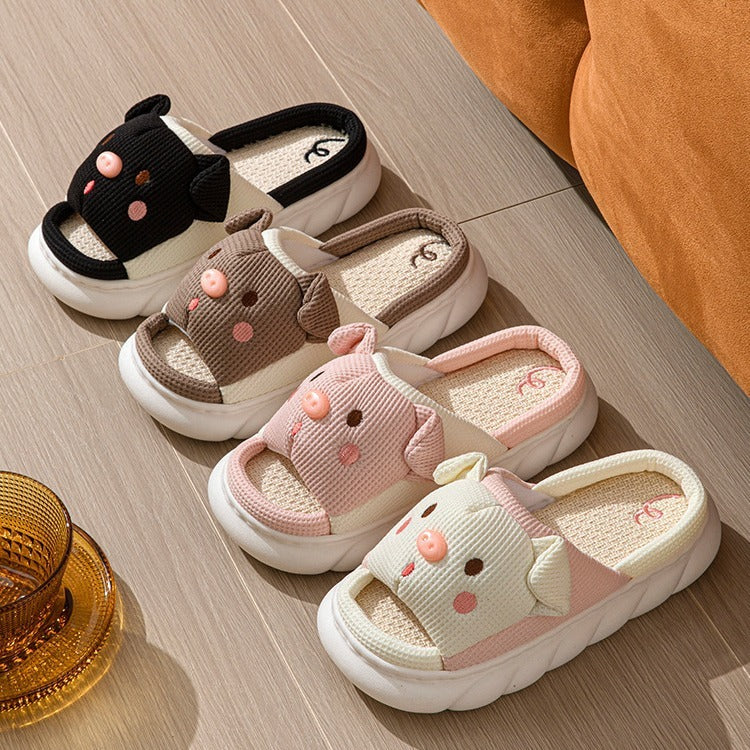 Piggy Plush Slippers