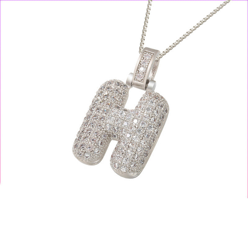 Initial Bubble Necklace