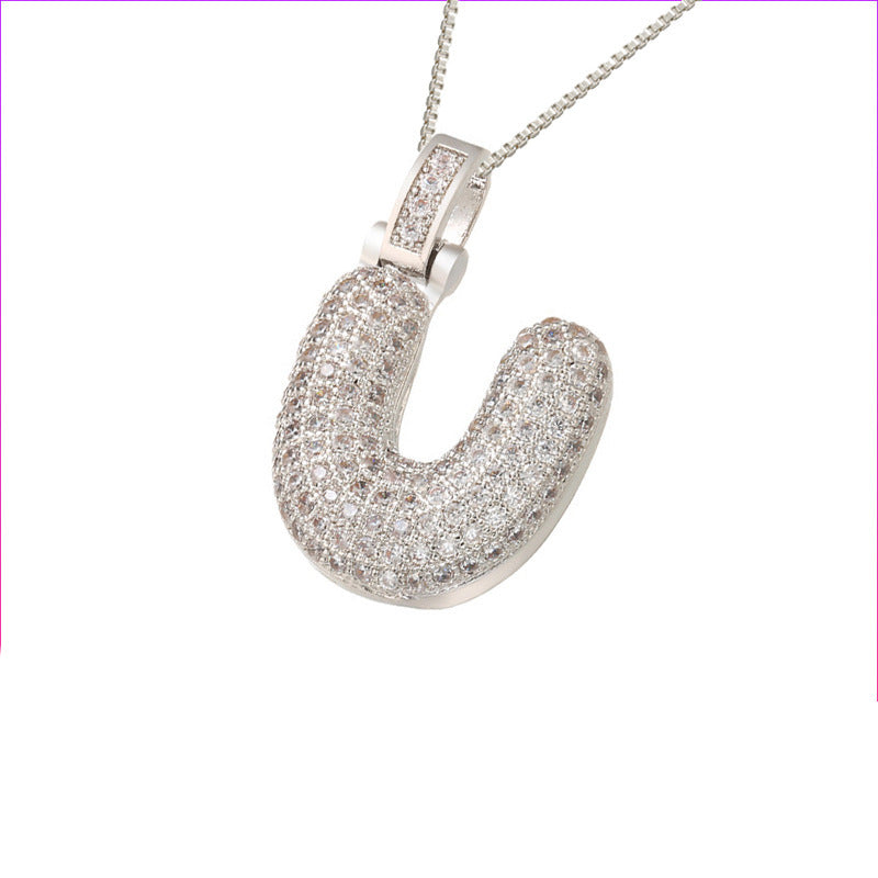 Initial Bubble Necklace