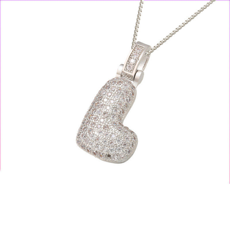 Initial Bubble Necklace