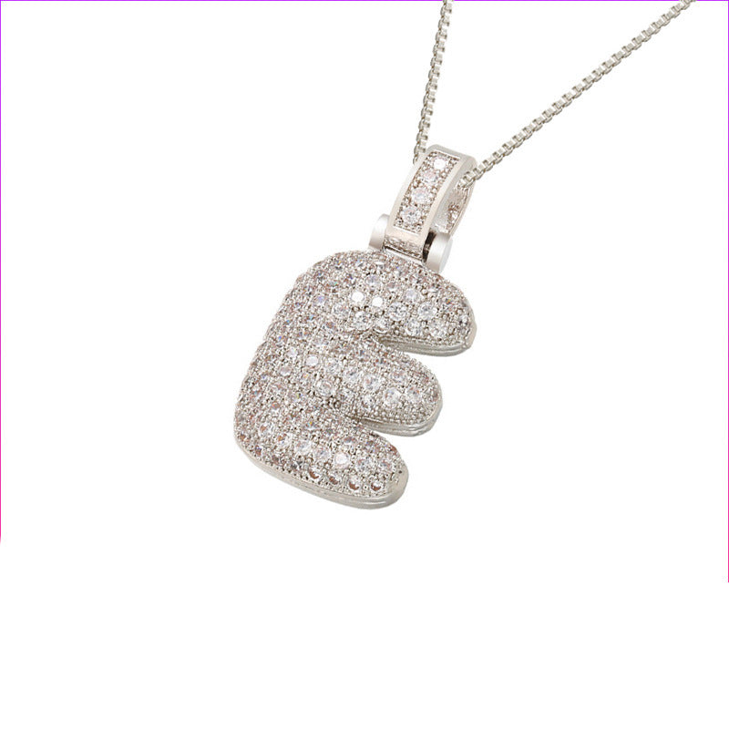 Initial Bubble Necklace