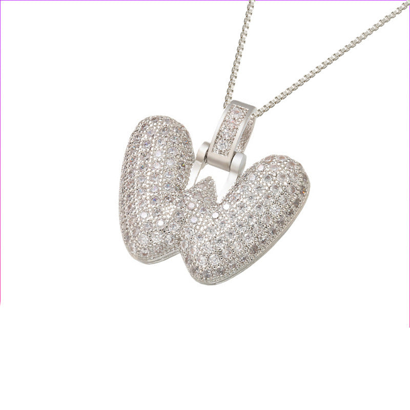 Initial Bubble Necklace