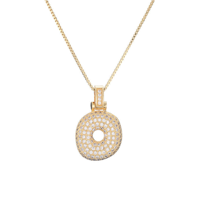 Initial Bubble Necklace