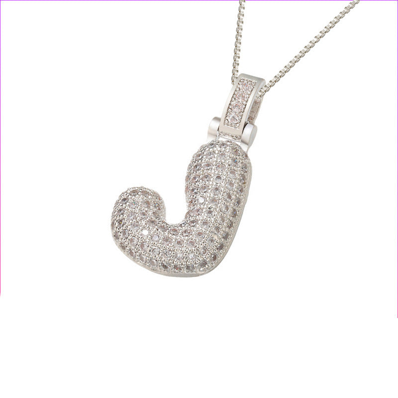 Initial Bubble Necklace