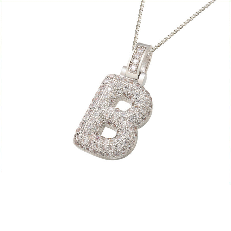 Initial Bubble Necklace