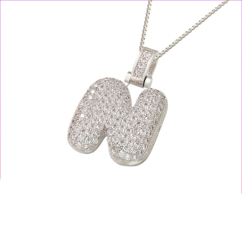 Initial Bubble Necklace
