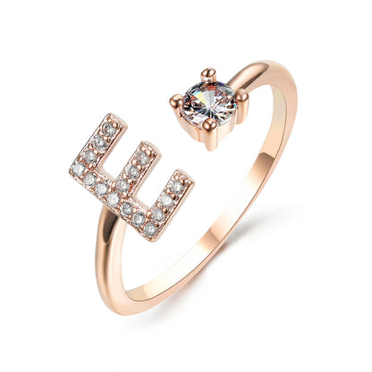 Personalized Letter Ring