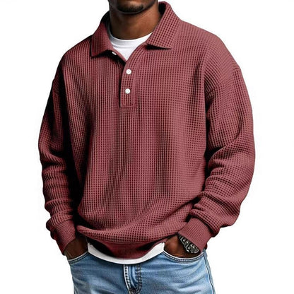 Waffle Knit Polo