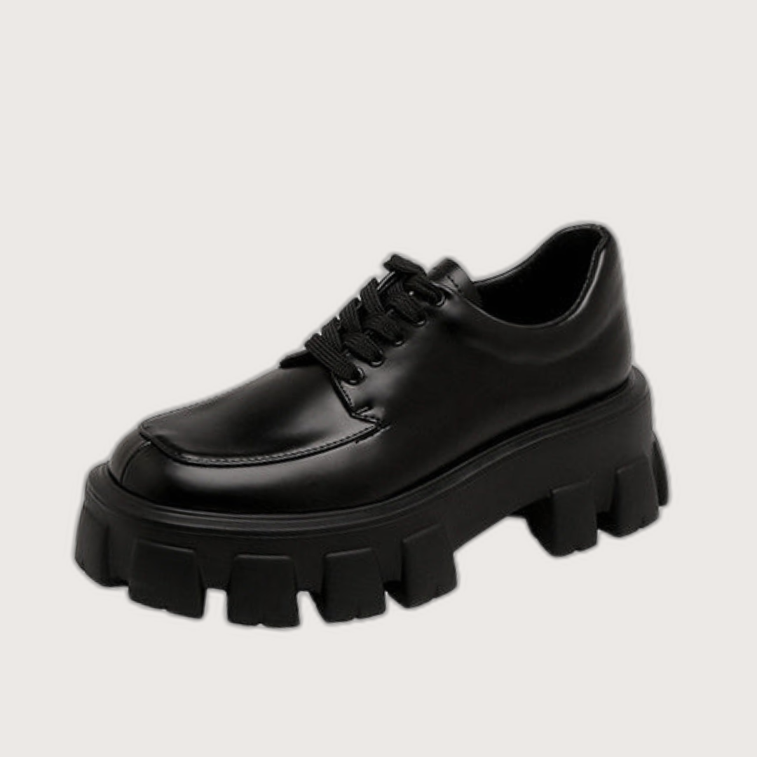 Black Chunky Platform Shoes