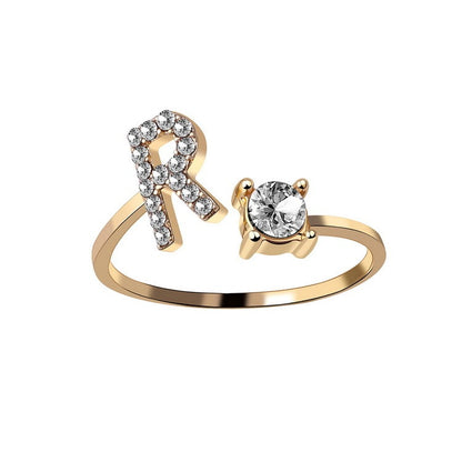 Personalized Letter Ring